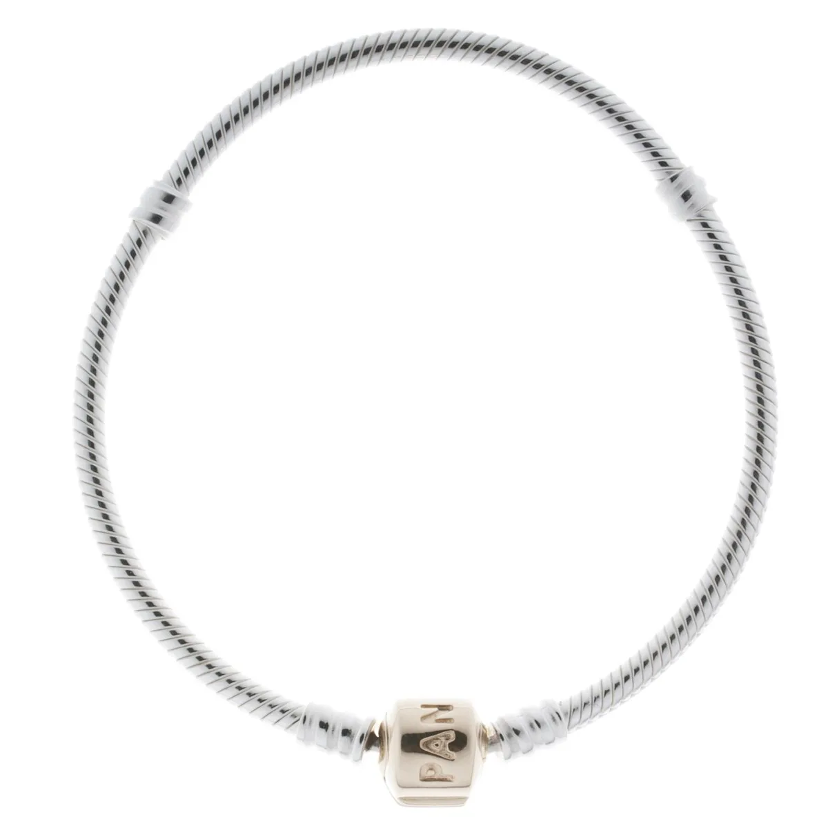 PANDORA PANDORA 590702HG-18 7.1 Sterling Silver Charm Bracelet 18 cm 14K Gold Clasp — product photo