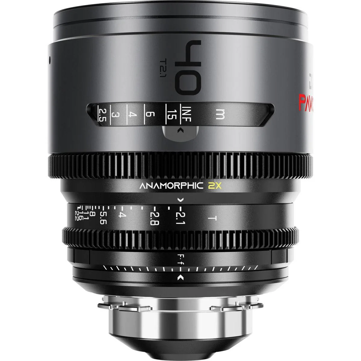 DZOFILM DZOFILM PAVO 40mm T2.1 2x Anamorphic Prime Lens PL/EF Neutral Coating Feet — product photo