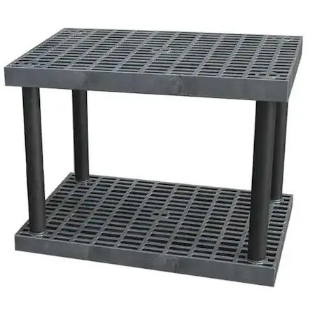 Structural Plastics Structural Plastics S3624B Freestanding Plastic Shelving 24 in D — product photo