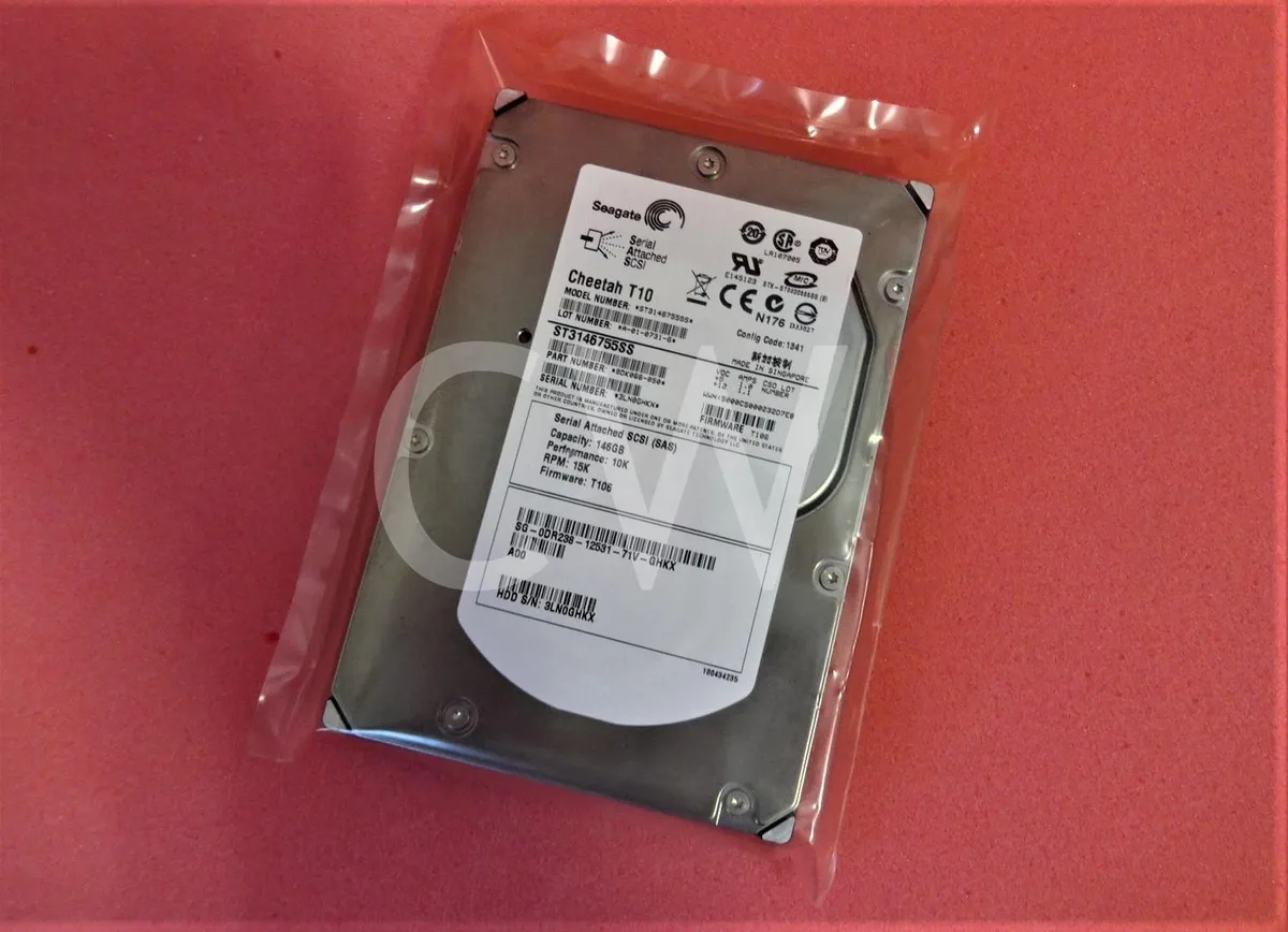 Seagate Seagate Cheetah T10 ST3146755SS 146GB 10000RPM SAS 3.5" internal hard drive — product photo