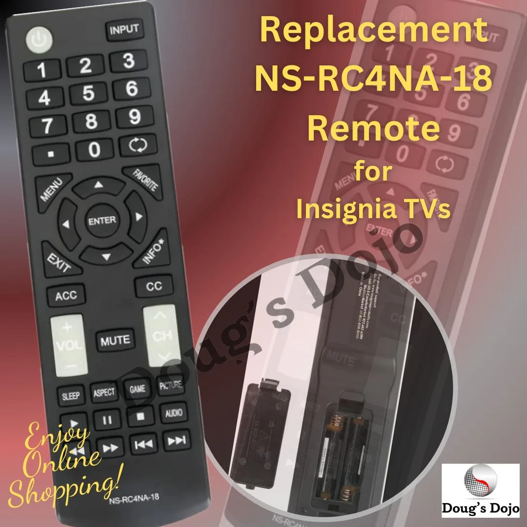 INSIGNIA INSIGNIA NS-RC4NA-18 Remote Control Black — product photo
