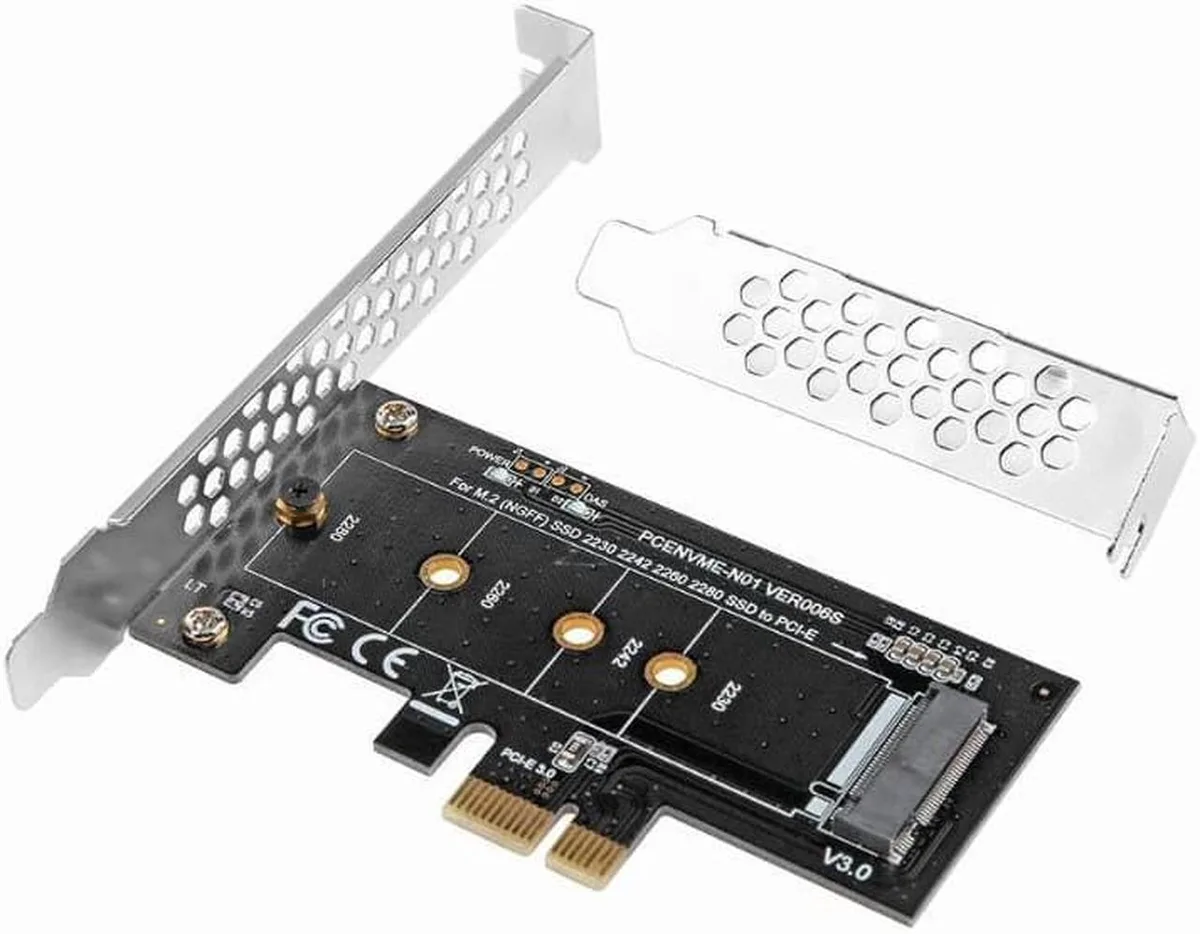Vszerda Vszerda M.2 NVME Adapter PCIe 3.0 X1 Expansion Card M Key — product photo