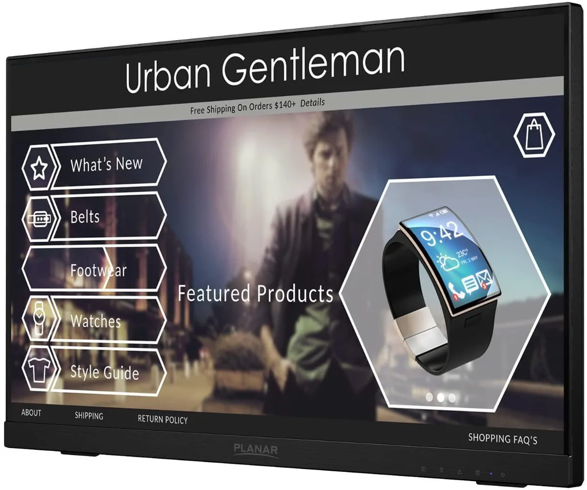 Thinkstar Thinkstar PCT2235 22" point of sale monitor with Helium Stand — product photo
