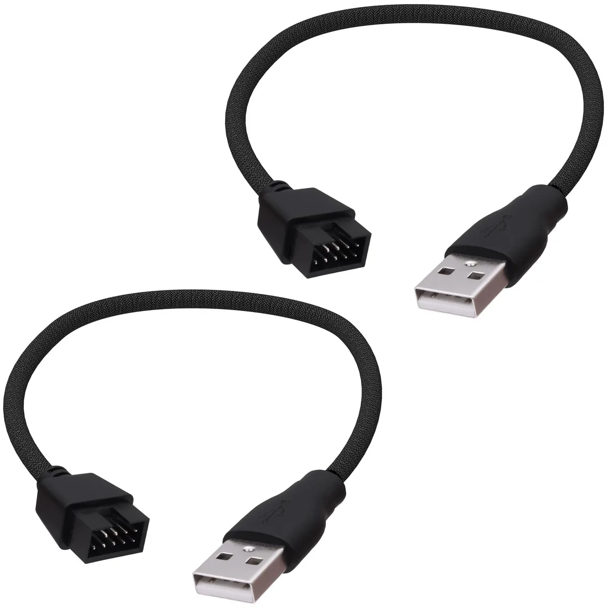 Vszerda Vszerda USB 2.0 to 9Pin Header Adapter Cable 20cm 2pcs — product photo