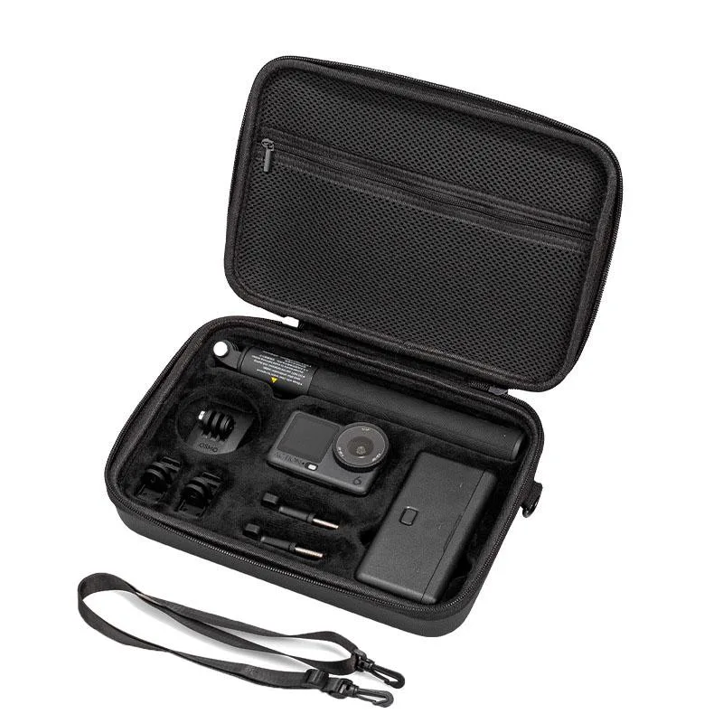 BONAEVER BONAEVER Large Carrying Case for DJI Osmo Action 5 Pro/4/3, Black — product photo