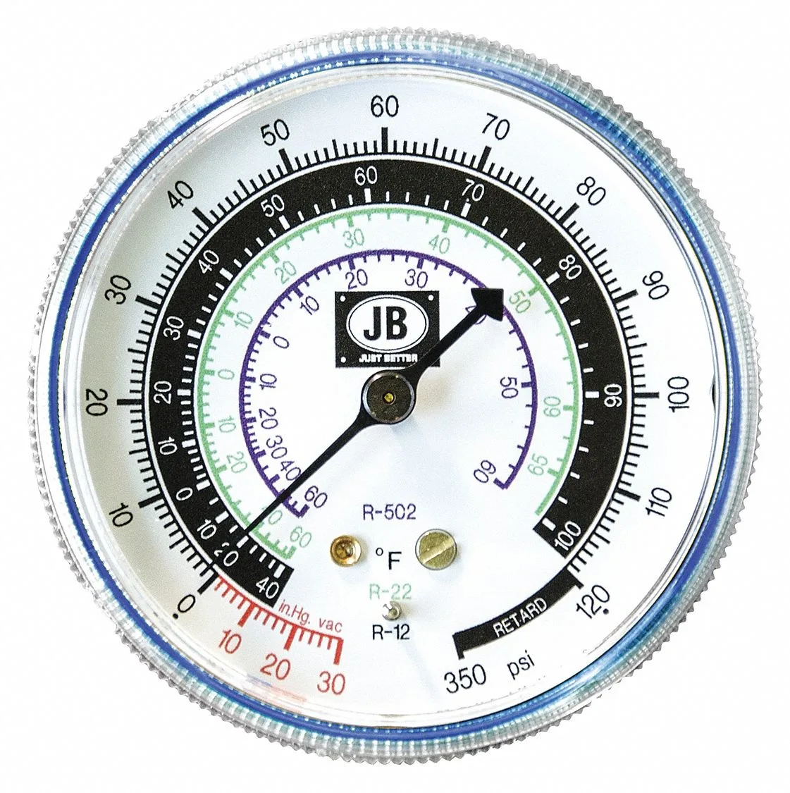 JB Industries JB Industries M2-250 Low Side Gauge 2 1/2 in — product photo