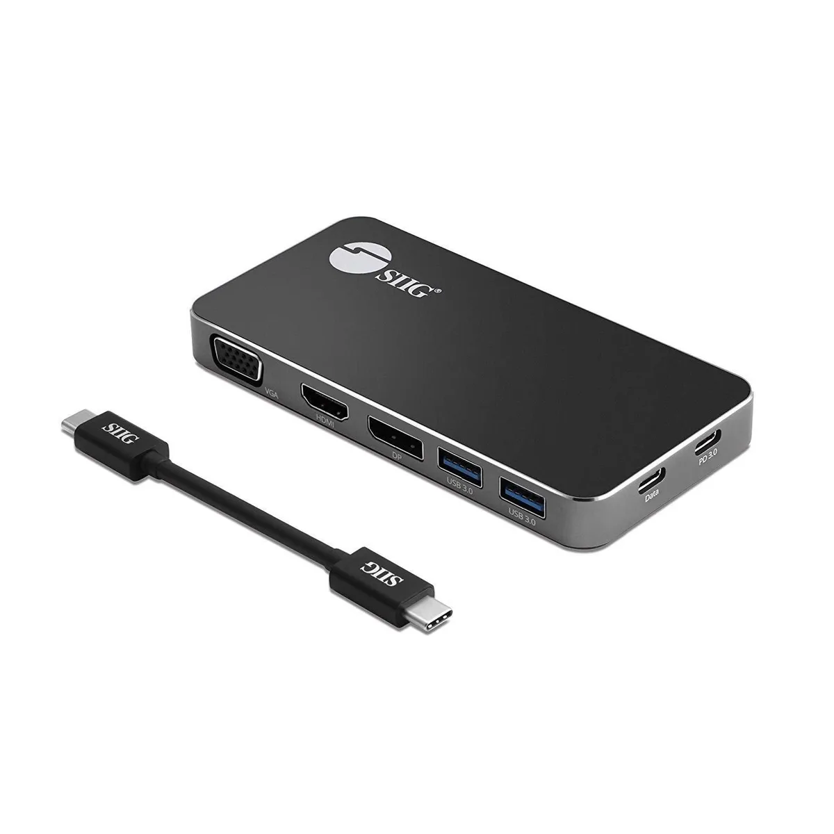 SIIG, Inc SIIG, Inc 4K USB-C MST Dock Thunderbolt 3 100W PD — product photo