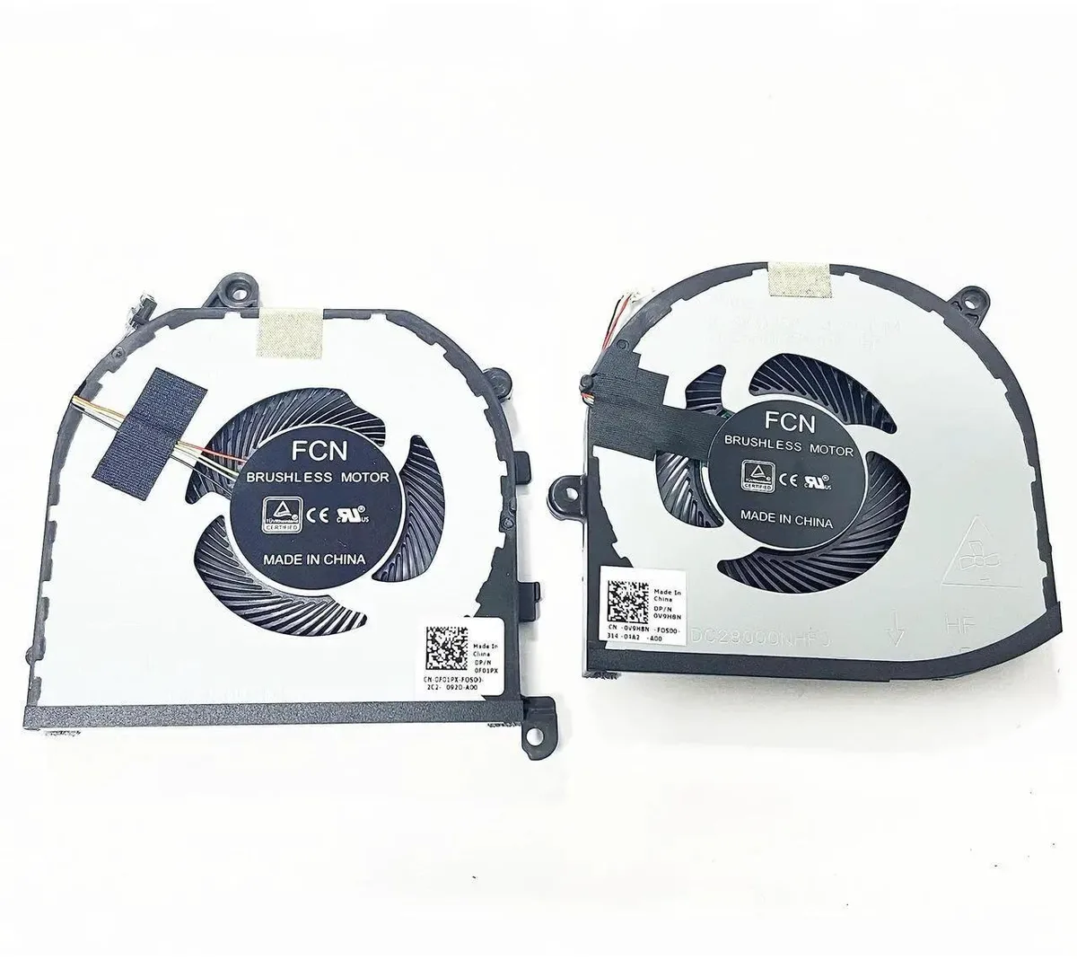 Vszerda Vszerda CPU+GPU Cooling Fan for Dell XPS 15 7590 Precision 5540 M5540 Series 0F01PX 0V9H8N — product photo