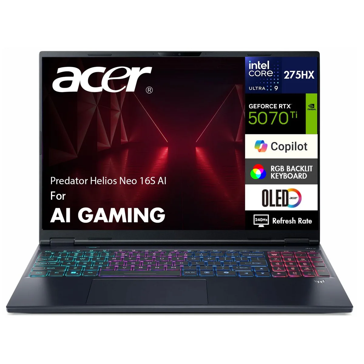 Acer America Acer Predator Helios Neo 16S AI PHN16S-71-98RF gaming laptop — product photo