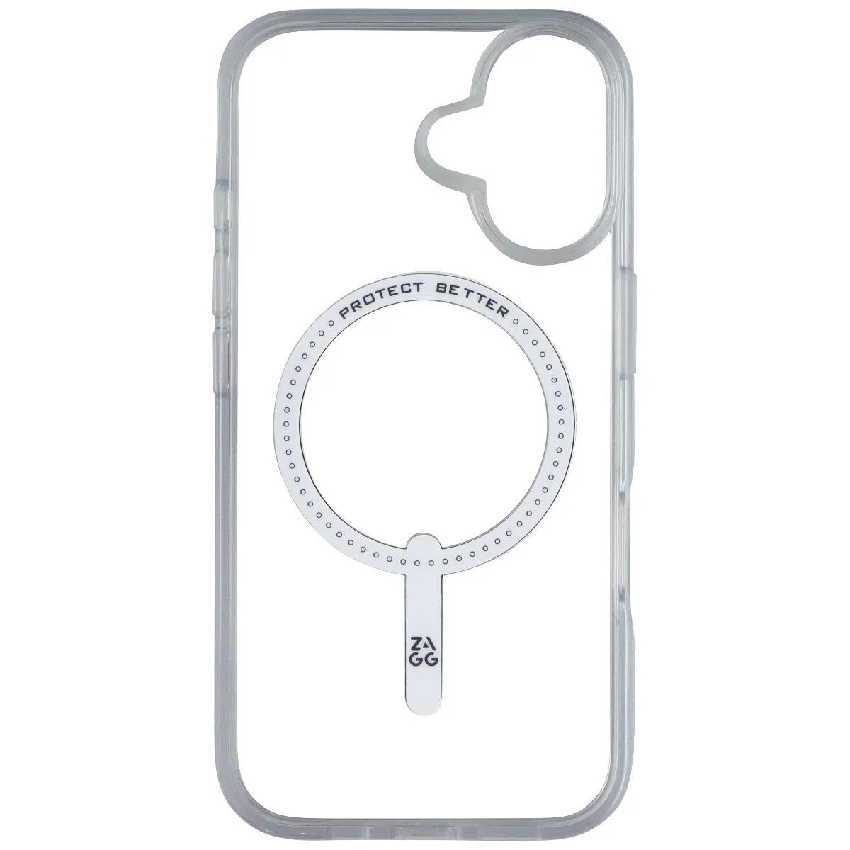 ZAGG ZAGG Crystal Palace Snap Case for MagSafe iPhone 16 Clear — product photo