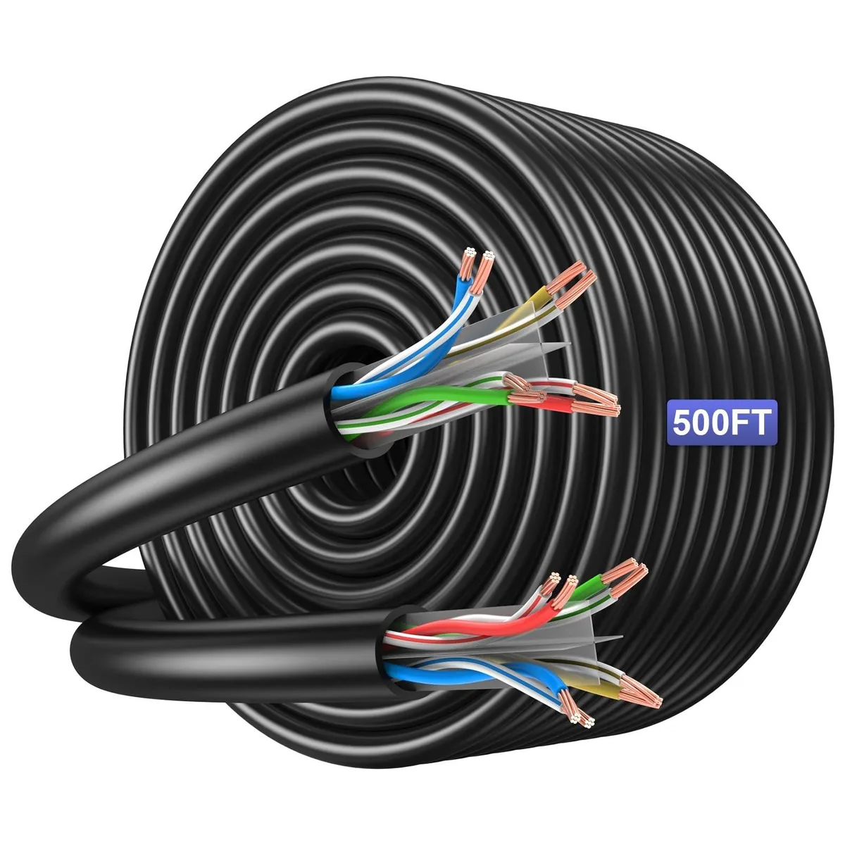 ARENTI ARENTI 2 in 1 accessory Cat6 500ft 26AWG shielded outdoor — product photo