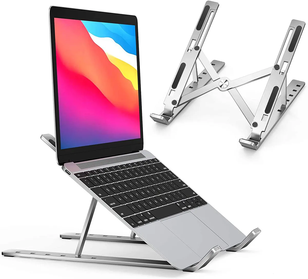 Jansicotek Jansicotek N3 Silver laptop stand 15.6 in — product photo