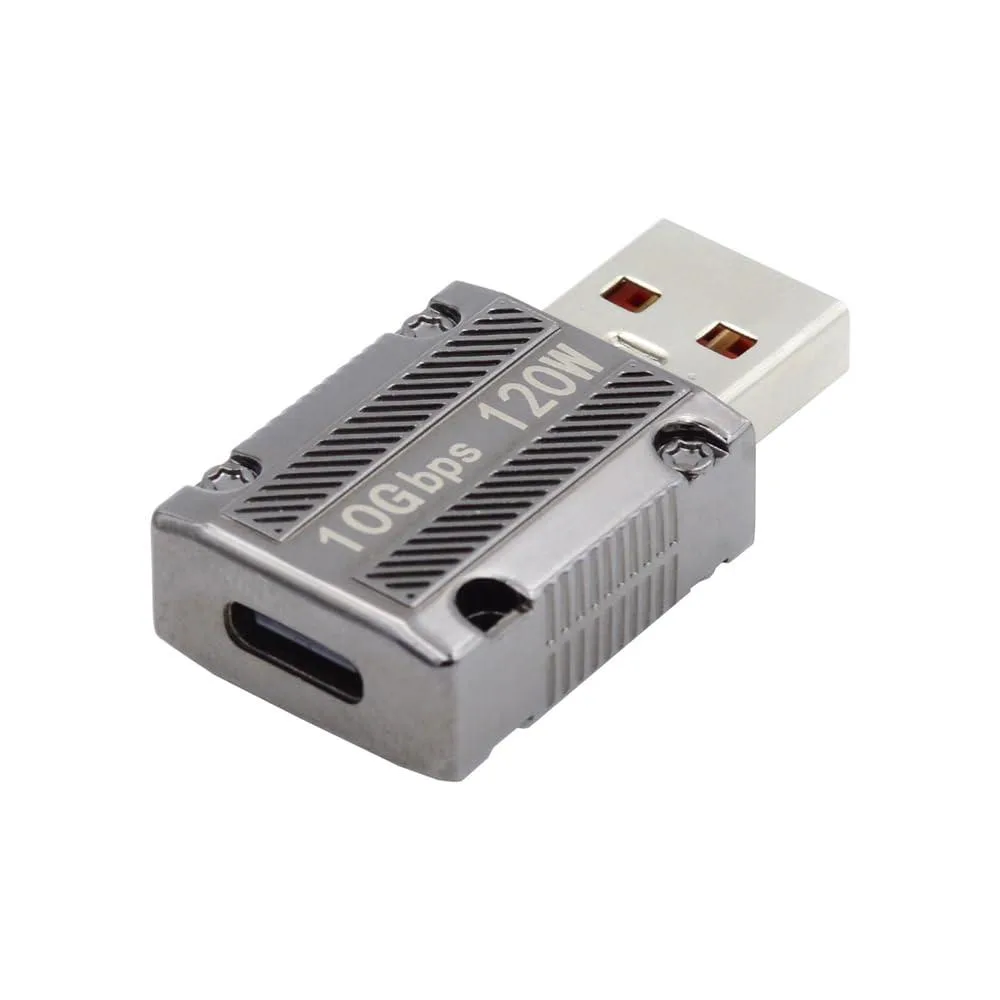 Fervit Fervit USB-C 3.1 Female to USB 3.0 Male Adapter 10Gbps 120W — product photo