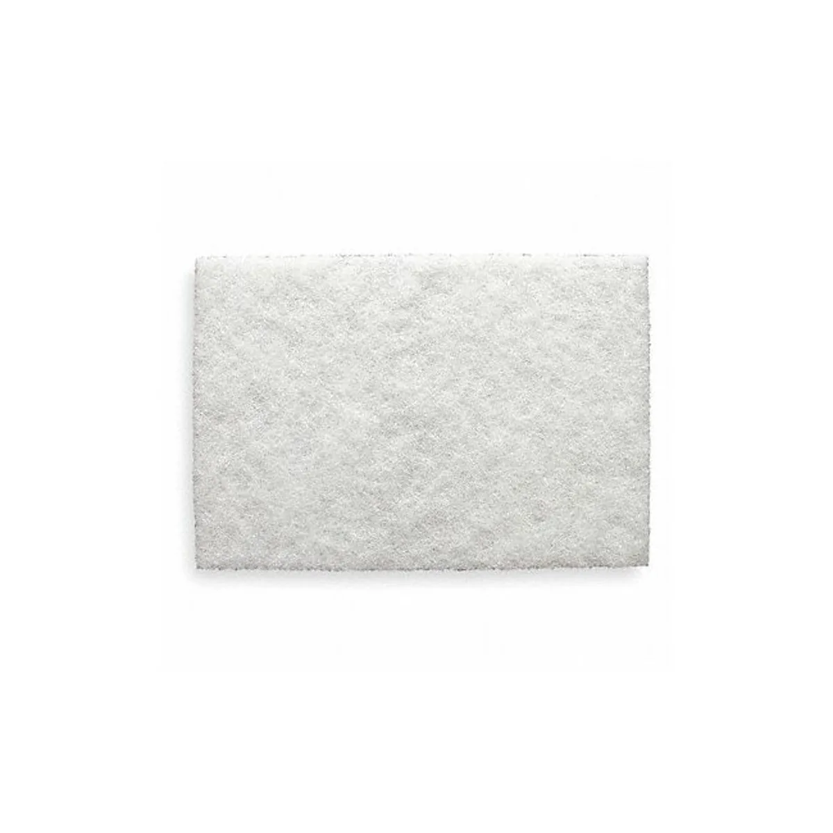 White rectangular Scotch-Brite cleansing pad, 6 by 9 inches