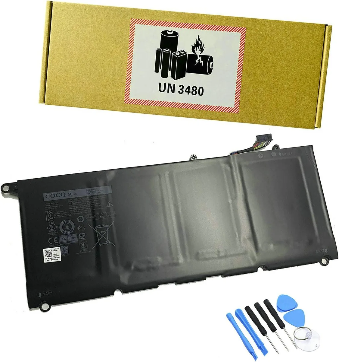 NShi NShi PW23Y 7.6V 60Wh laptop battery for Dell XPS 13 9360 — product photo