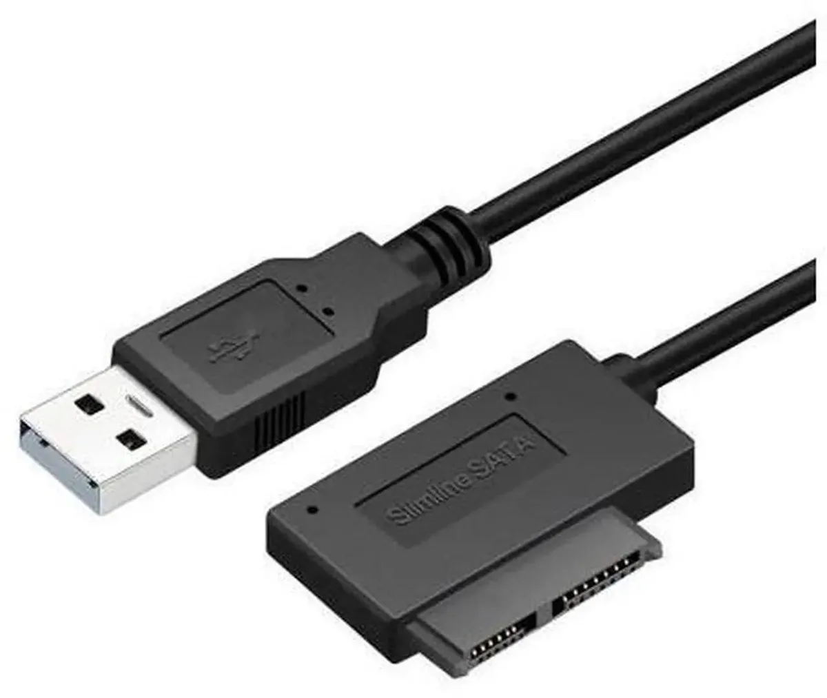 SMUGDESK SMUGDESK 35CM Slimline SATA USB 2.0 Adapter Cable 13Pin — product photo