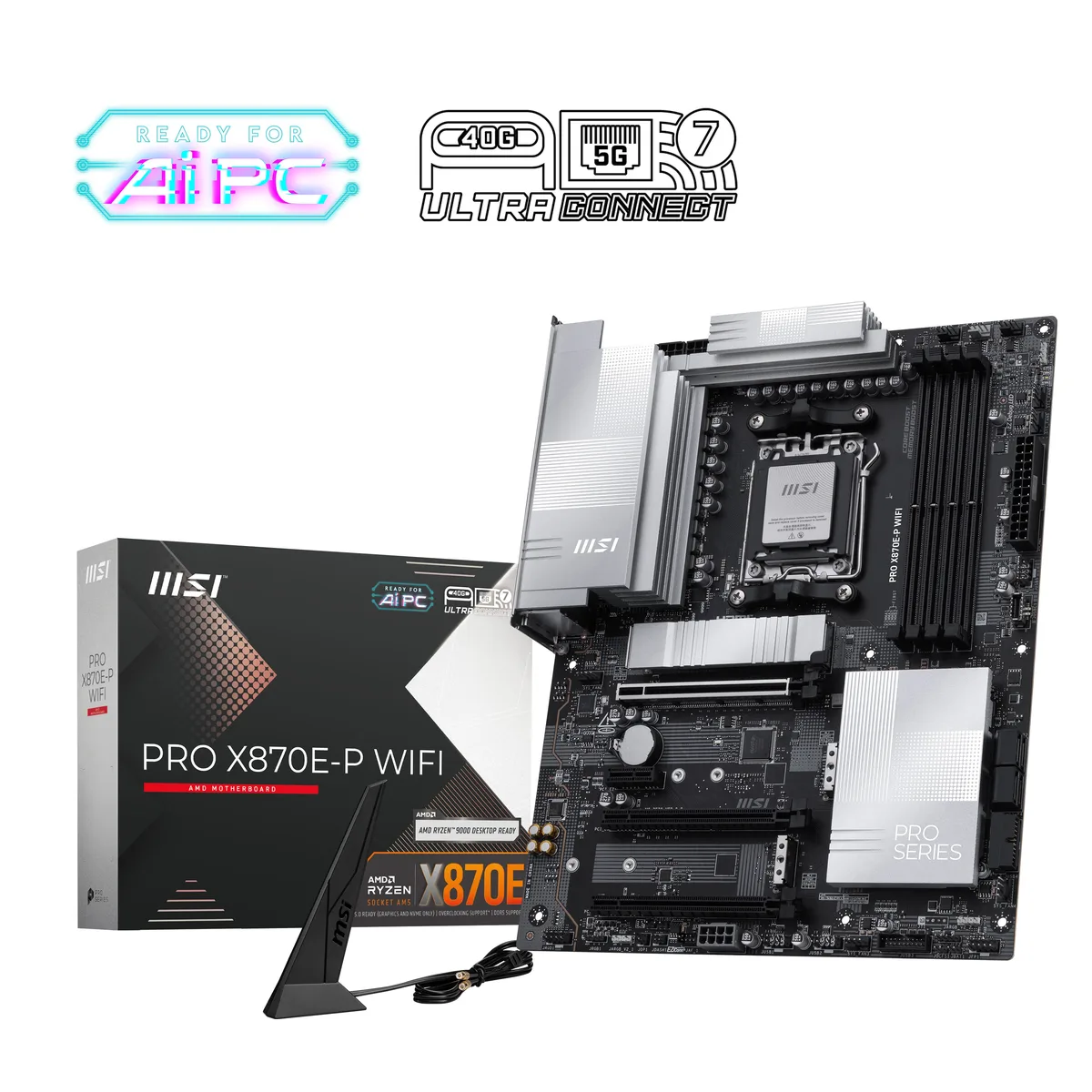 MSI MSI PRO X870E-P WIFI AMD motherboard — product photo