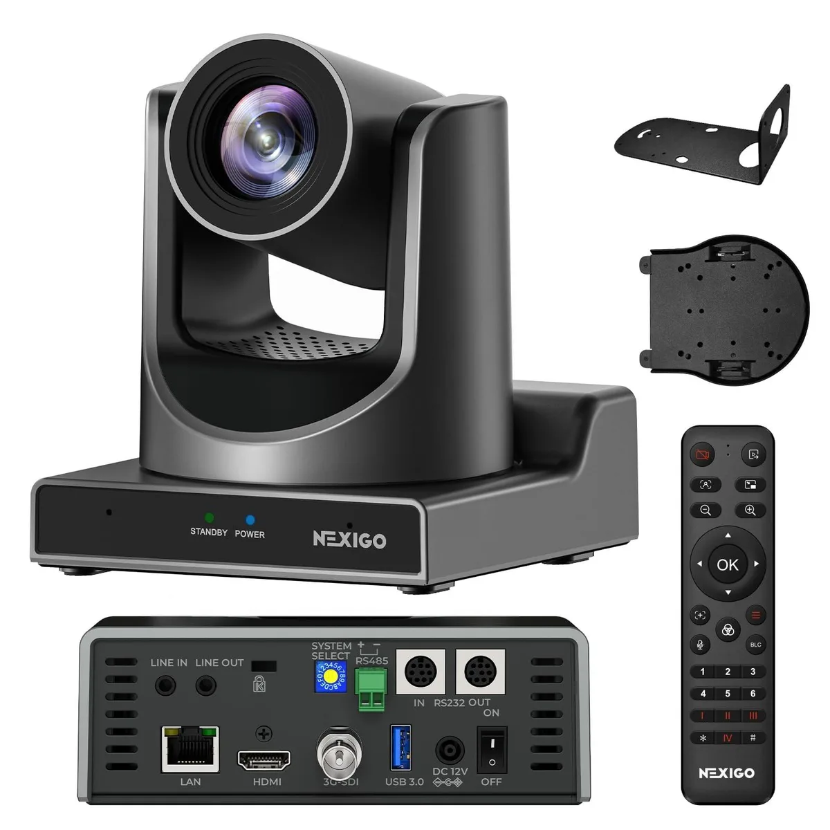 Barrow Mods Barrow Mods PTZ Camera 20X Zoom AI Tracking 1080P 60fps 2 in 1 accessory — product photo