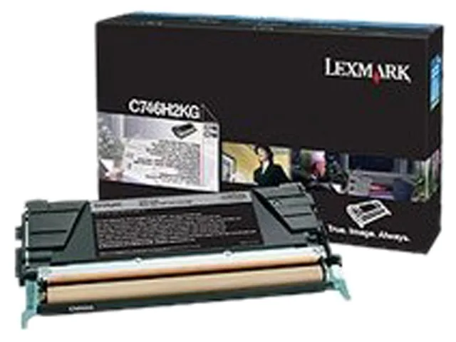 Lexmark Lexmark C746H2KG Black High-Yield Toner Cartridge 12000 Pages — product photo