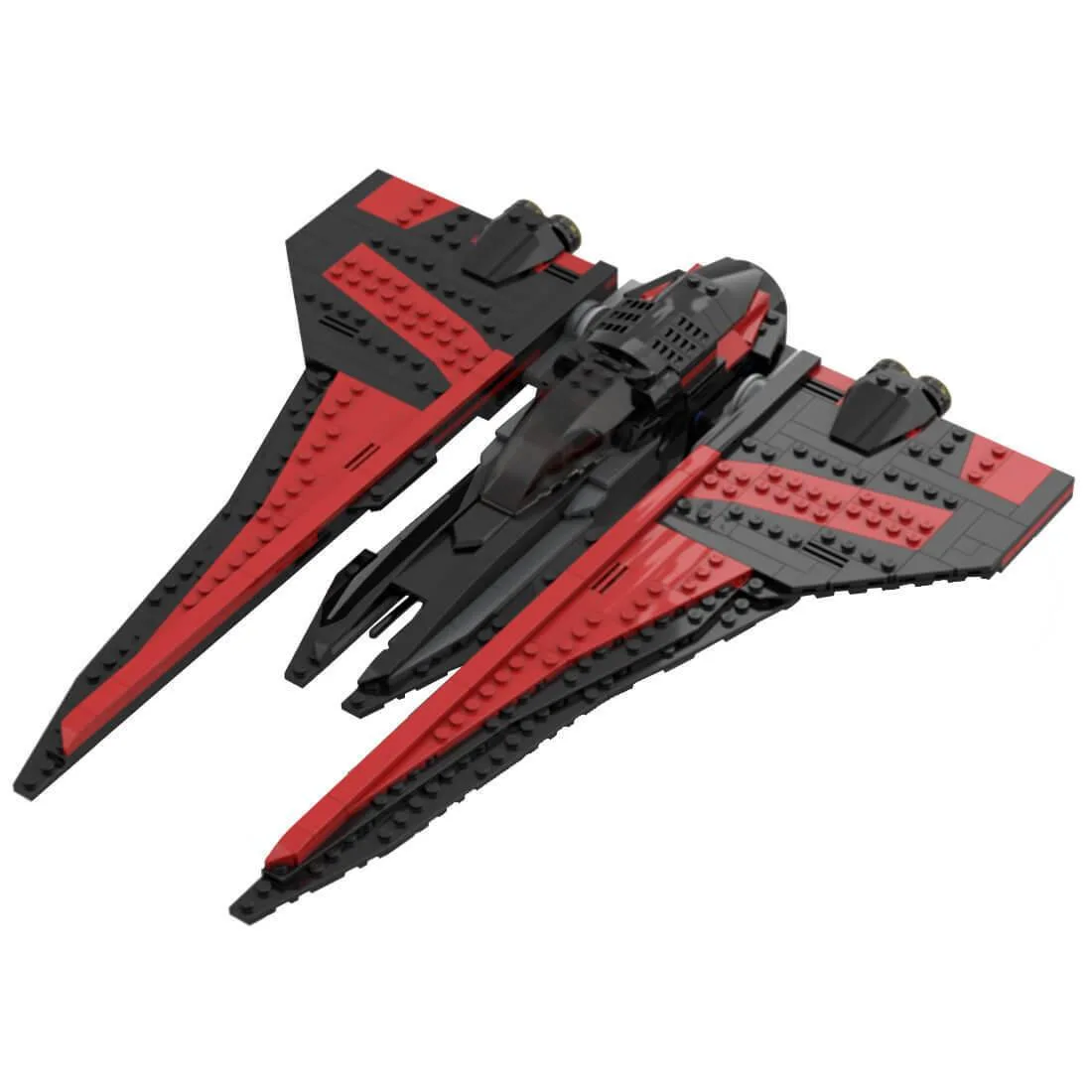 ZITIANYOUBUILD ZITIANYOUBUILD MOC-86590 Maul Starfighter Nightbrother 425 Parts — product photo