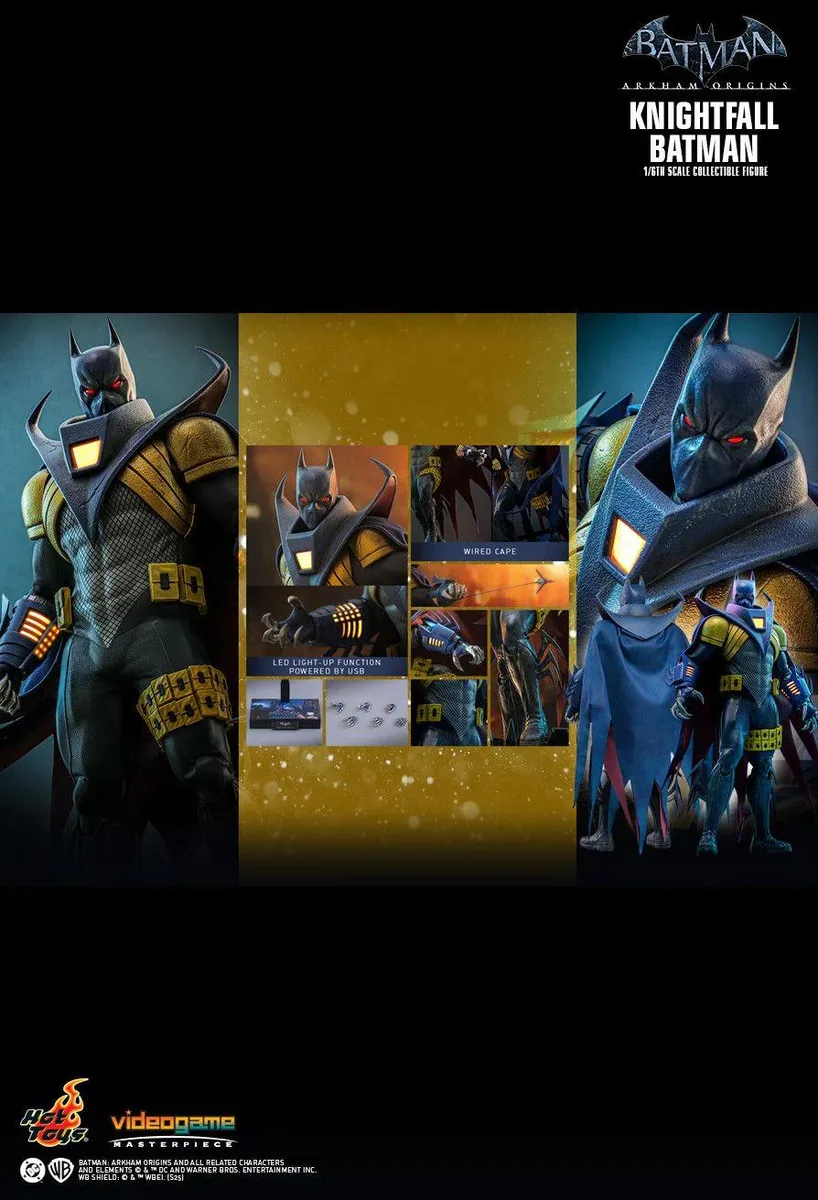 Hot Toys Hot Toys VGM74 Knightfall Batman 1/6 Action Figure — product photo