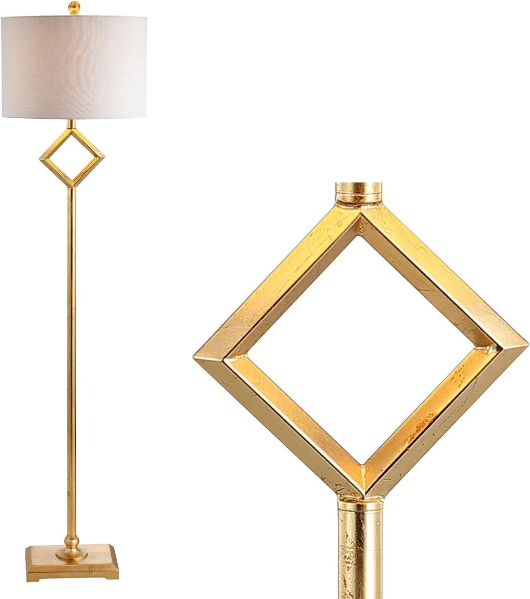 TUKO TUKO JYL3064A Juno 62.5" Metal LED Floor Lamp Gold Leaf — product photo