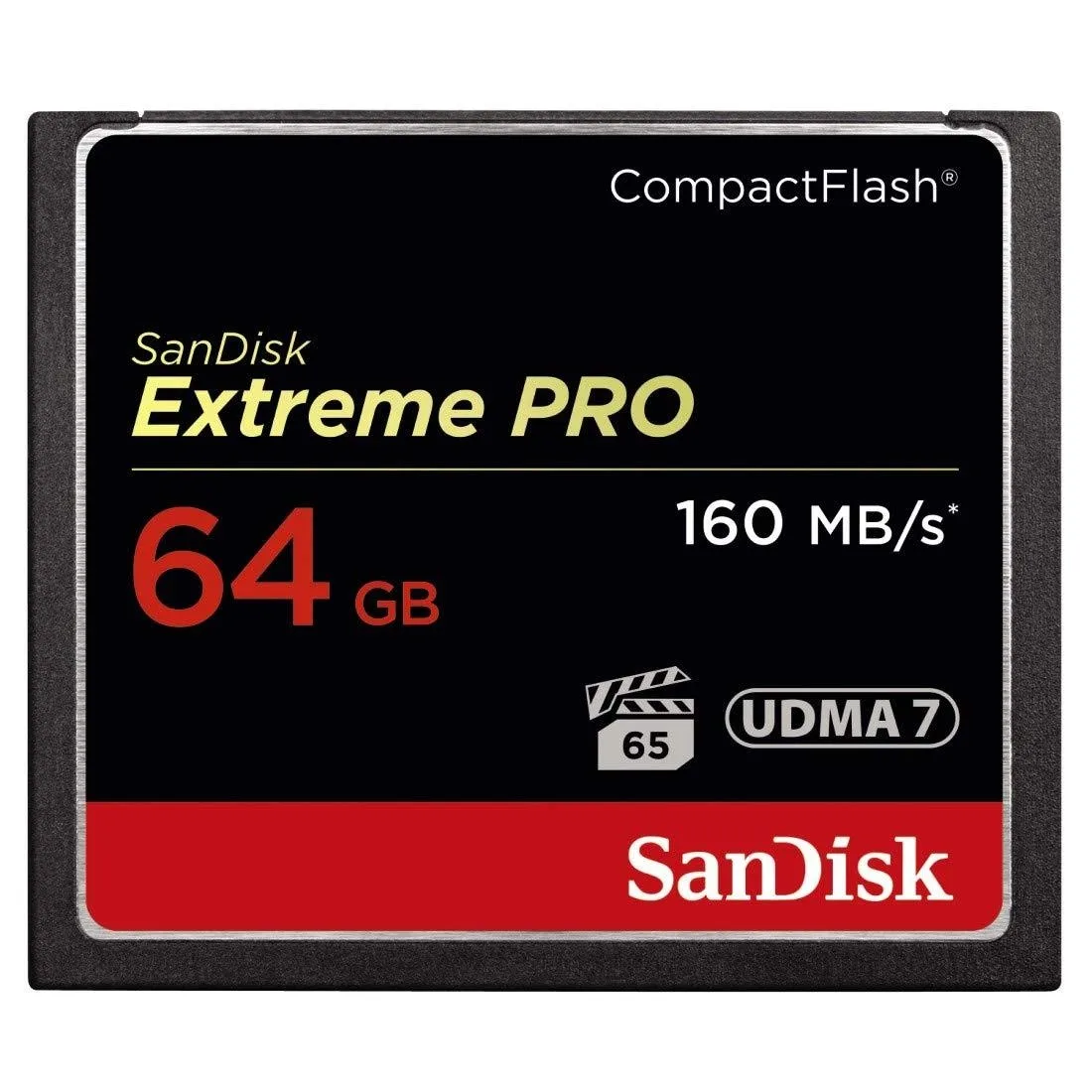 SanDisk Extreme Pro CompactFlash card 256GB black label