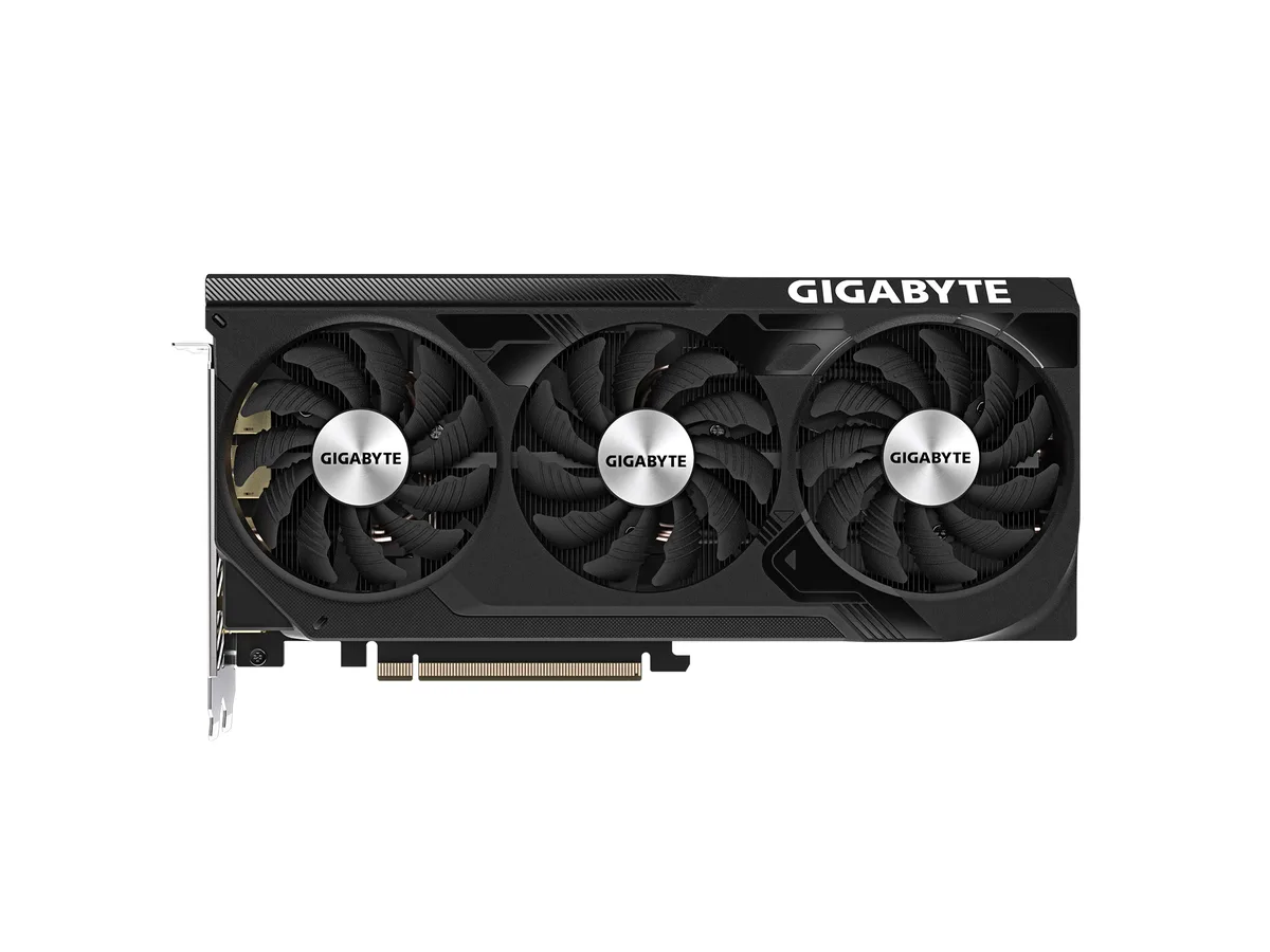 GIGABYTE GIGABYTE GV-N407TSWF3OC-16GD GeForce RTX 4070 Ti SUPER graphics card — product photo