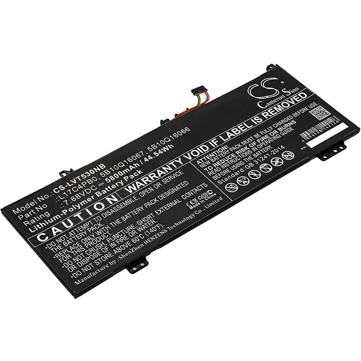 Cameron &amp; Co Cameron &amp; Co DS-CS-LVT530NB laptop battery 5.8 Ah — product photo