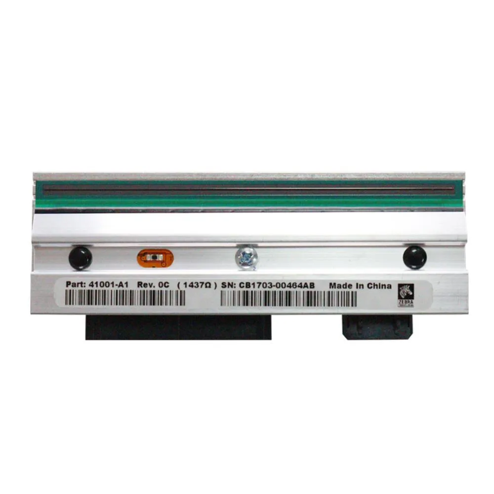 Rectangular thermal printhead for Zebra 110Xi3, 305dpi, silver metal finish