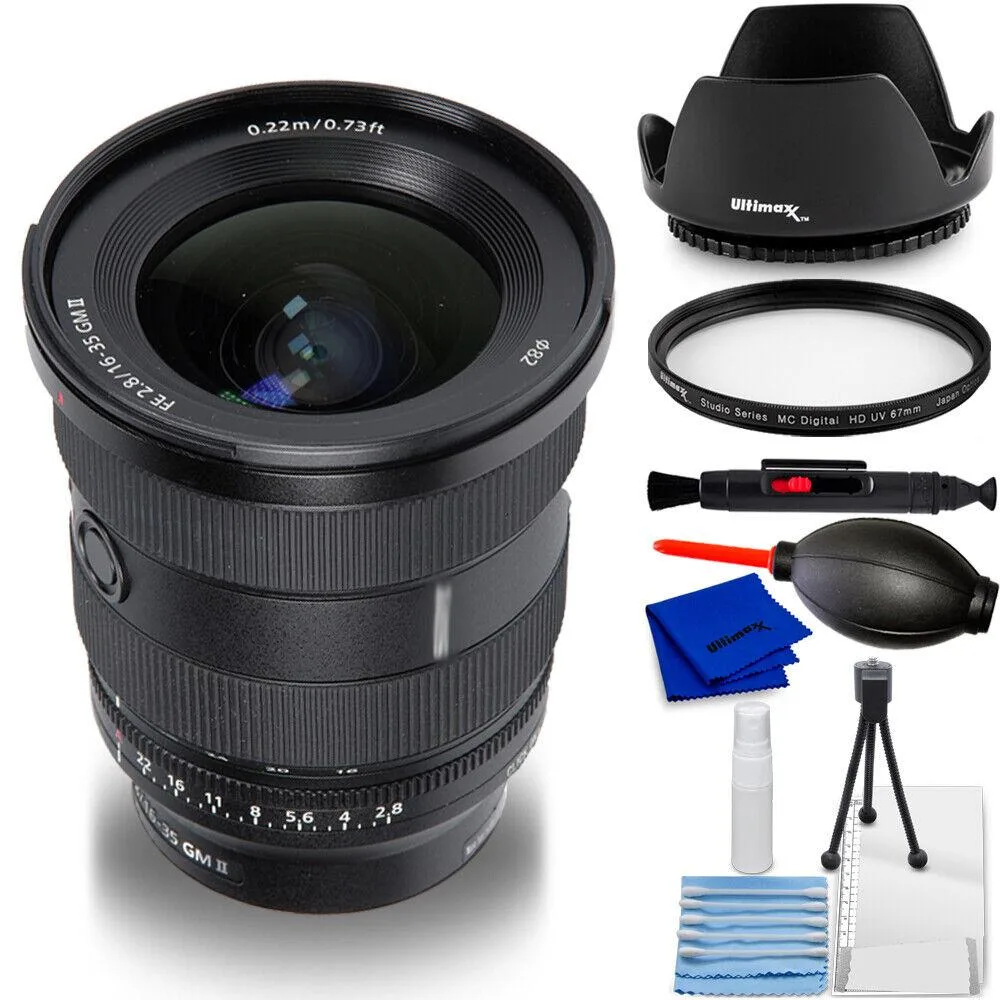 Sony Sony FE 16-35mm f/2.8 GM II Lens SEL1635GM2 with 7PC Accessory Bundle — product photo