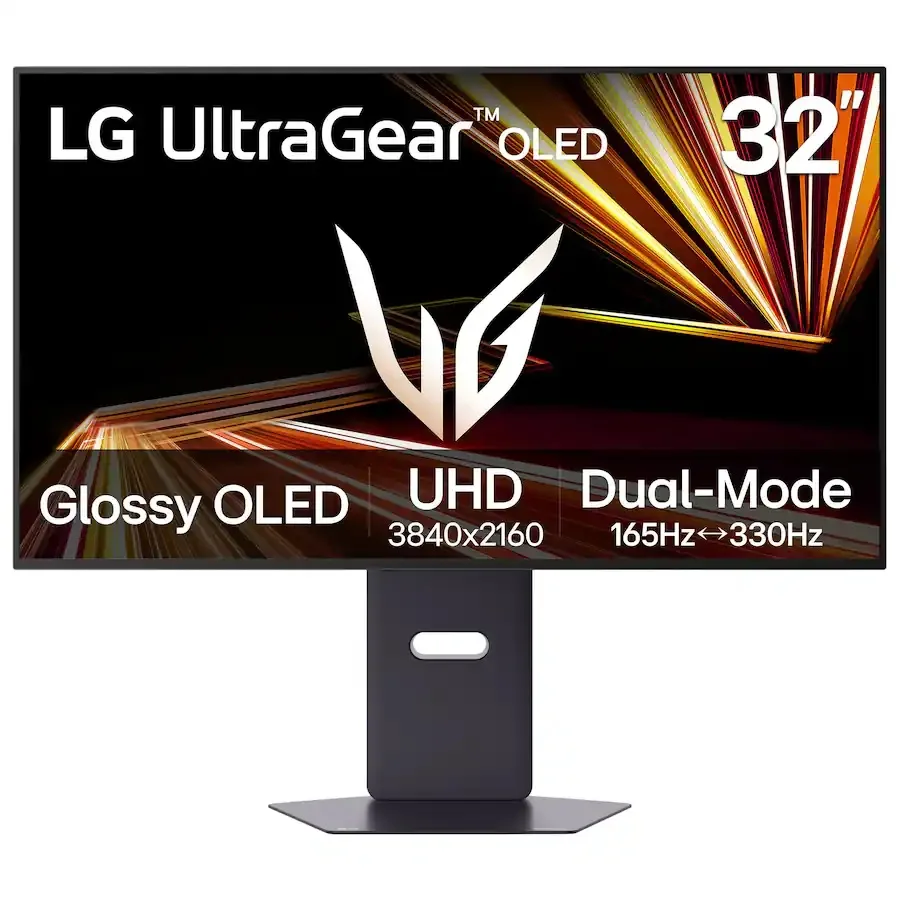 LG Electronics LG Electronics 32GX850A-B 32" 4K 165Hz OLED gaming monitor — product photo