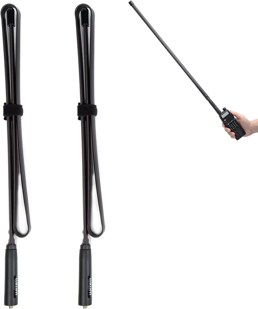 usbroway usbroway 2-Pack 29 Inch Foldable Tactical Antenna Two-Way Radio — product photo