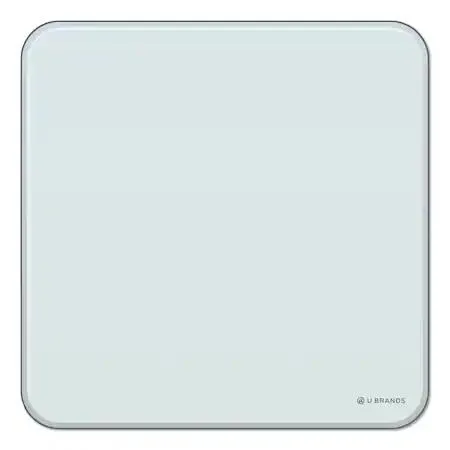 U Brands U Brands 3690U00-01 Cubicle Glass Dry Erase Board 12 x 12 White — product photo