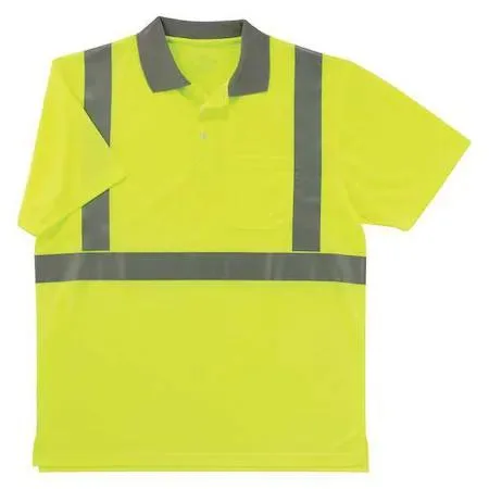 Ergodyne Ergodyne 8295 Class 2 high-visibility polo shirt lime 3XL personal protective equipment — product photo