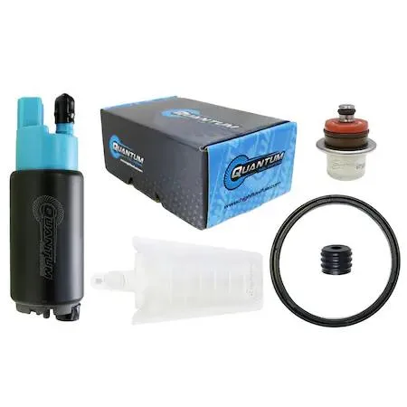 Transparent cylindrical in-tank fuel pump with regulator and tank seal