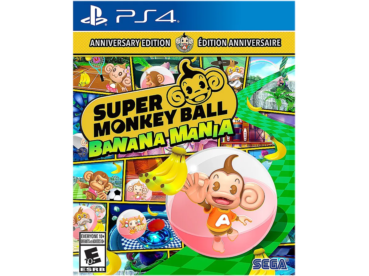Sega Sega SB-63278-1 Super Monkey Ball Banana Mania Standard Edition ps4 video game — product photo