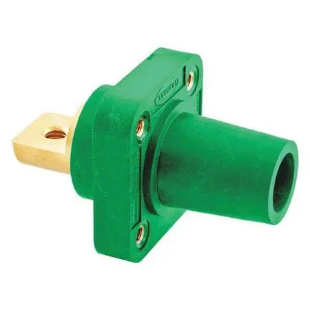Hubbell Incorporated Hubbell Incorporated HBLFRBGN Female Bus Receptacle Green 300/400A 600V AC/DC — product photo