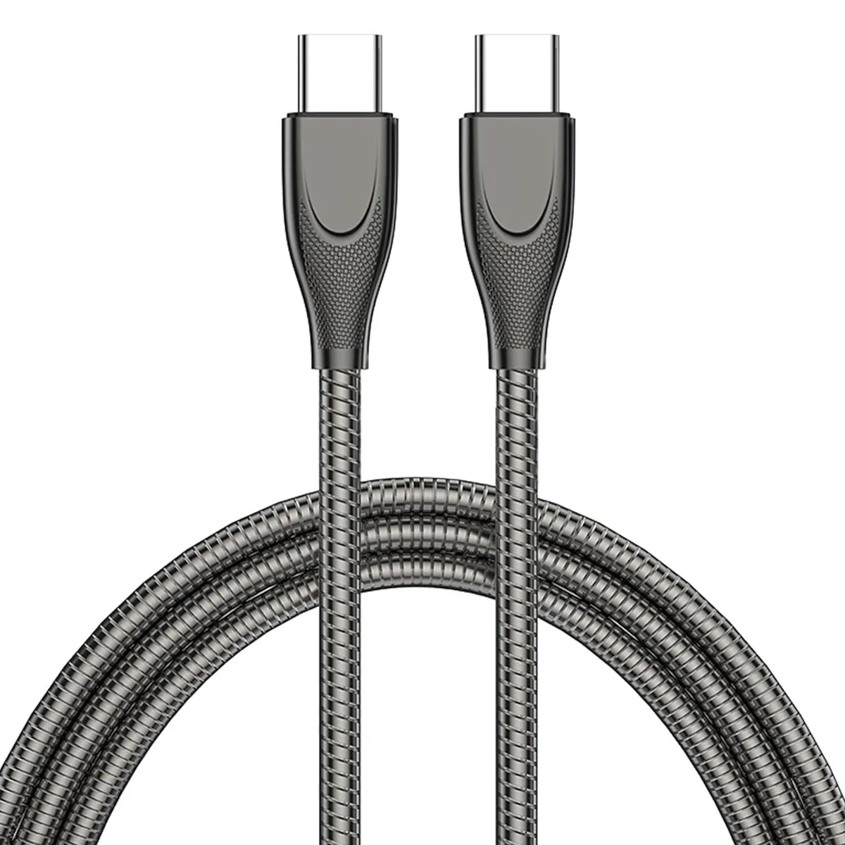 SourcingBay SourcingBay USB-C cable 100W PD 6ft metal braided USB 2.0 — product photo