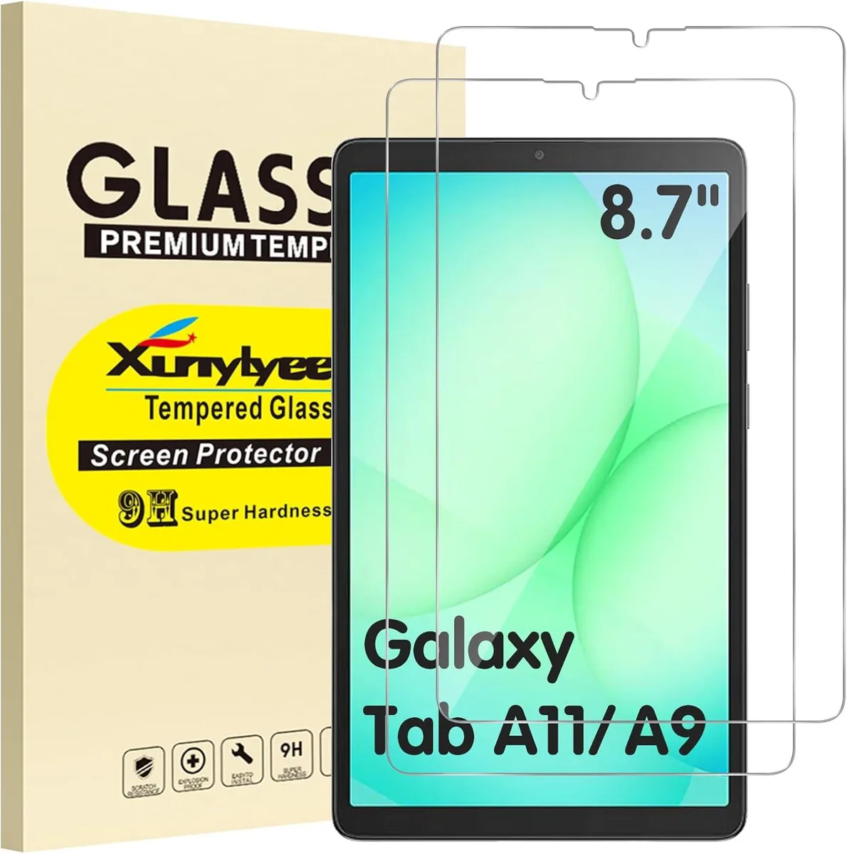 Leelbox Leelbox Screen Protector 2-Pack for Samsung Galaxy Tab A11 8.7 / A9 8.7 inch — product photo