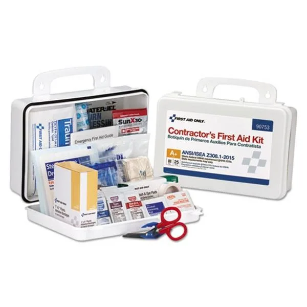 First Aid Only First Aid Only 90753 ANSI Class A+ First Aid Kit 128 Pieces 25 People — product photo