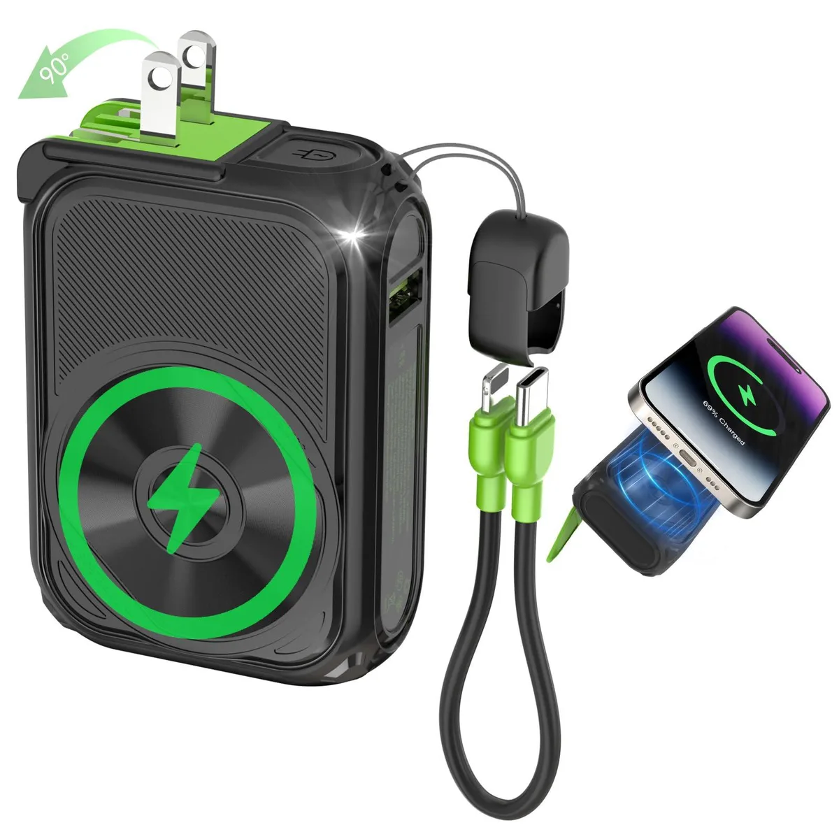 SEANCHEER P05 10000mAh 22.5W power bank — product photo