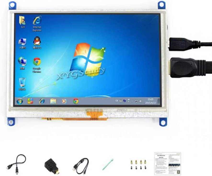 WaveShare WaveShare 5inch 800x480 Resistive Touch Portable Monitor (G) — product photo