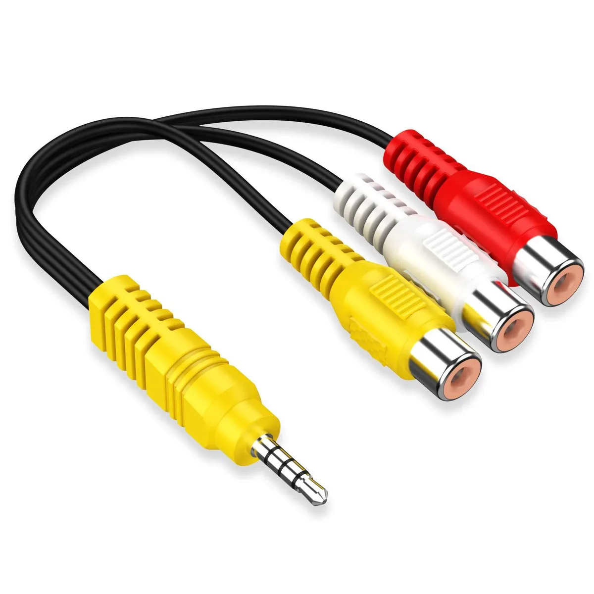  Adaptec 3.5mm to 3 RCA AV Adapter Cable 23cm — product photo
