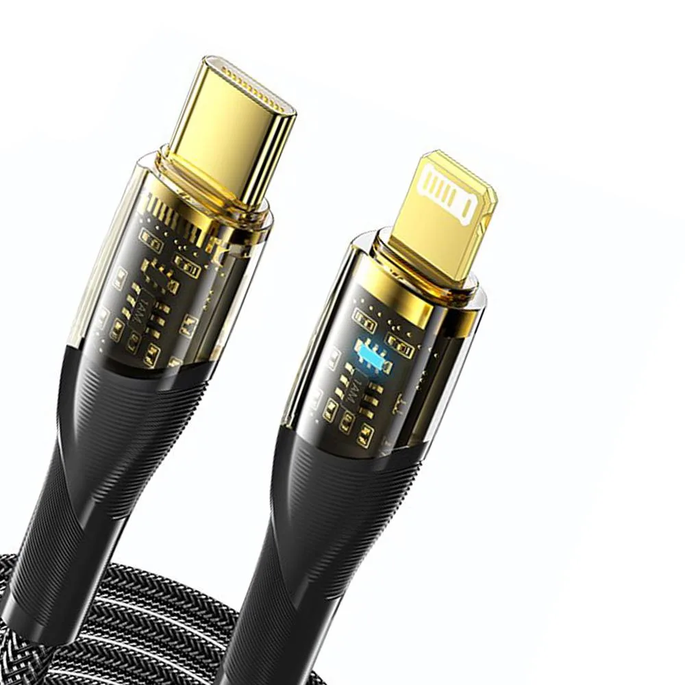 ESTONE ESTONE Essager XJI USB-C to Lightning Cable 29W Black 3.3ft — product photo