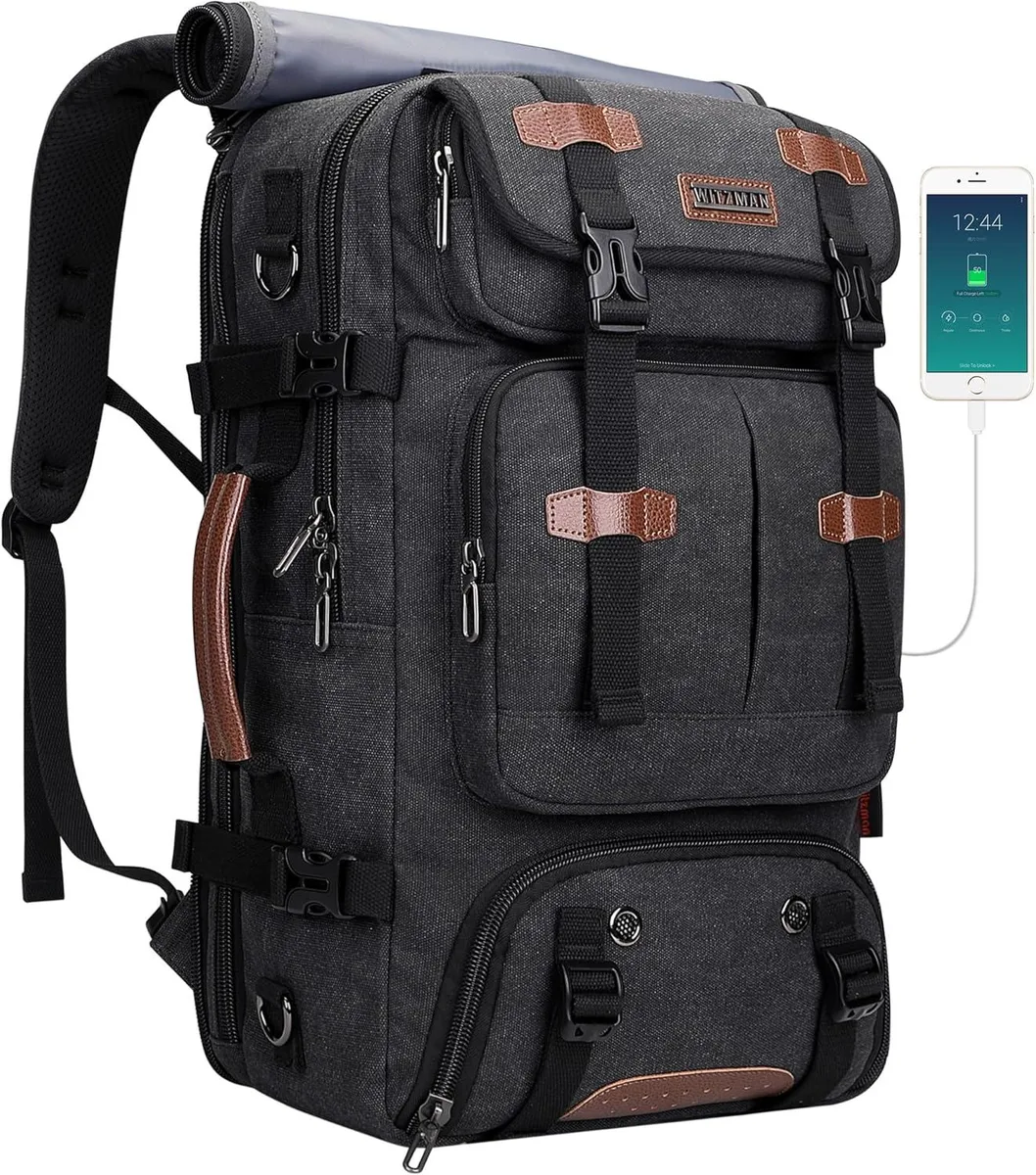 BFKK BFKK 40L Travel Backpack 16 inch Black — product photo