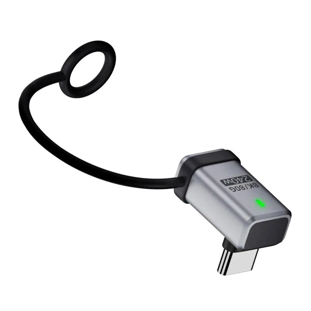 LORDWORLD LORDWORLD USB5.0 80Gbps 90° Angled Adapter with Lanyard — product photo