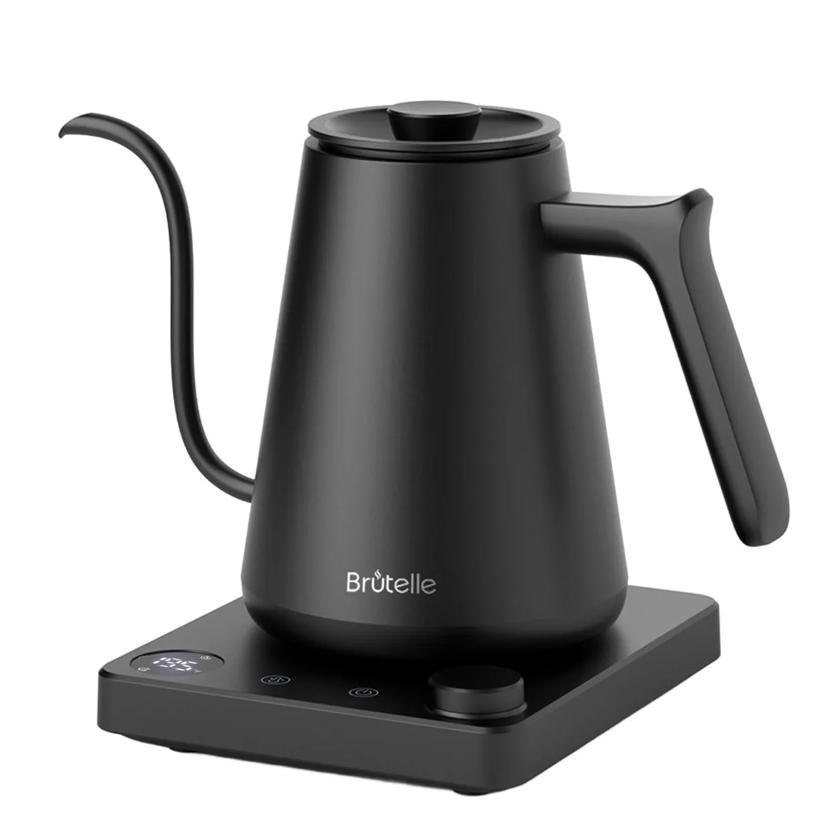 Brutelle Gooseneck Electric Kettle 27oz 1200W Black — product photo