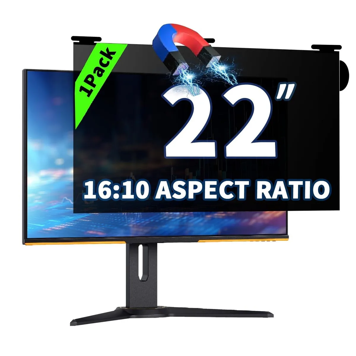 Astro Gaming Astro Gaming 22 inch 16:10 Magnetic Hanging Privacy Screen 2 in 1 accessory — product photo
