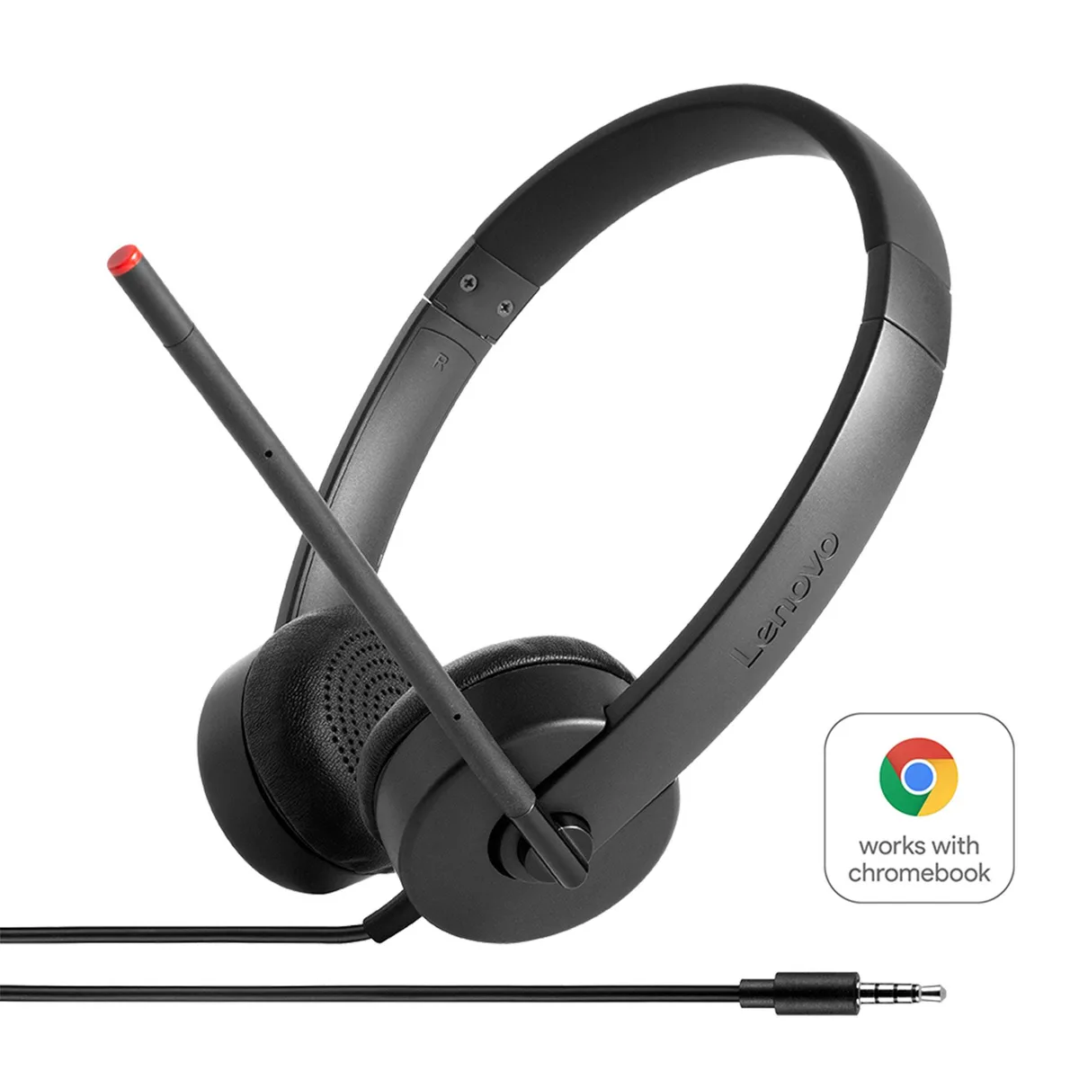 Lenovo Lenovo 4XD0K25030 Stereo Wired Headset 3.5 mm 180° boom — product photo